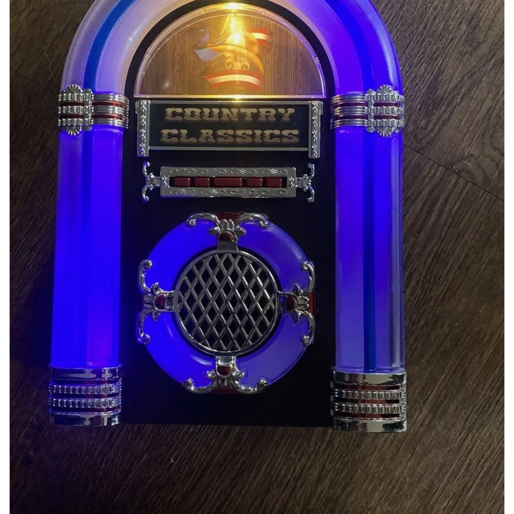 COUNTRY CLASSICS TABLETOP JUKEBOX Musical Collectible Wurlitzer Nostalgic NEW